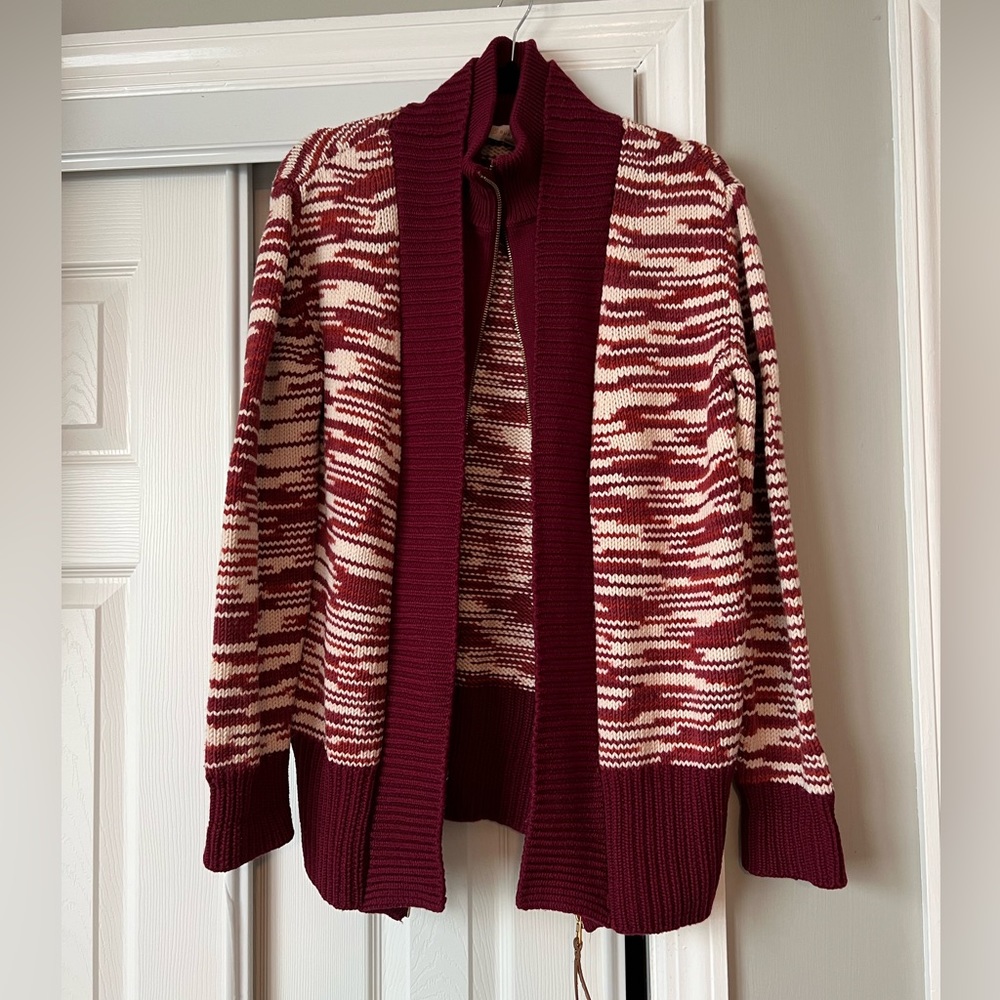 Tory Burch Striped Cardigan Sweater - Picture 3 of 6